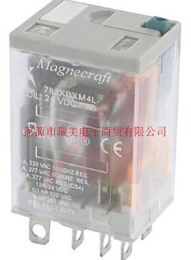 Schneider施耐德24V非闭锁继电器12A双刀双掷插入式782XBXM4L-24D