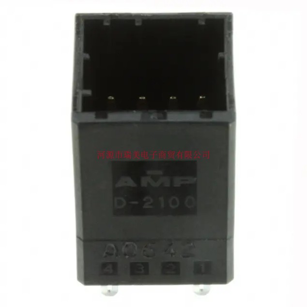 TE泰科Dynamic D-2000汽车连接器2.5MM节距8路直PCB针座1318125-1