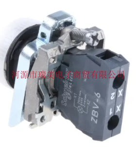 Schneider施耐德Harmony指示灯22MM切面直径白色BA9S灯XB4BV61