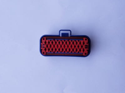 TE泰科汽车连接器AMPSEAL电缆安装35路3行蓝色公插776164-5