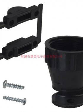 TE泰科电子CPC电缆夹17MM外壳塑料黑色1-206070-0