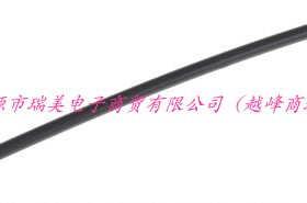 TE泰科聚烯烃热缩管直径1.2MM黑色2:1长1.2米CRN-3/64-0-STK