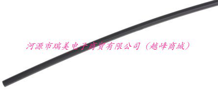TE泰科聚烯烃热缩管直径1.2MM黑色2:1长1.2米CRN-3/64-0-STK