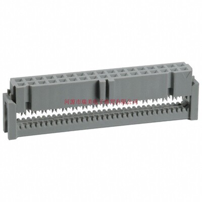 3M面板安装2.54MM间距2排34针IDC带状缆线插座89134-0101