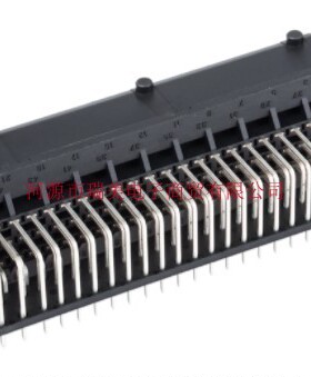 TE泰科Timer板对板连接器PCB针座5MM节距3排70路直角1-963484-1