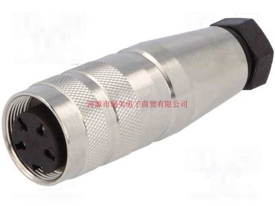 Amphenol安费诺C091D圆形DIN连接器4路母插座C091 31D004 100 2