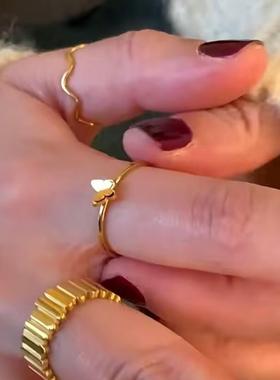 好美呀ins博主同款蝴蝶戒指