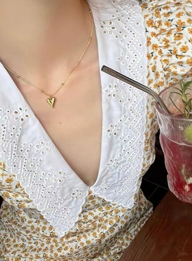 超级百搭不褪色钛钢项链