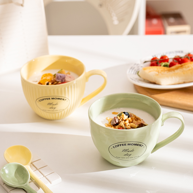 陶瓷大容量早餐杯马克杯