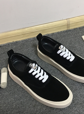 第六季FOG 101 6th高街Fear of god翻毛皮男麂皮厚底增高休闲板鞋