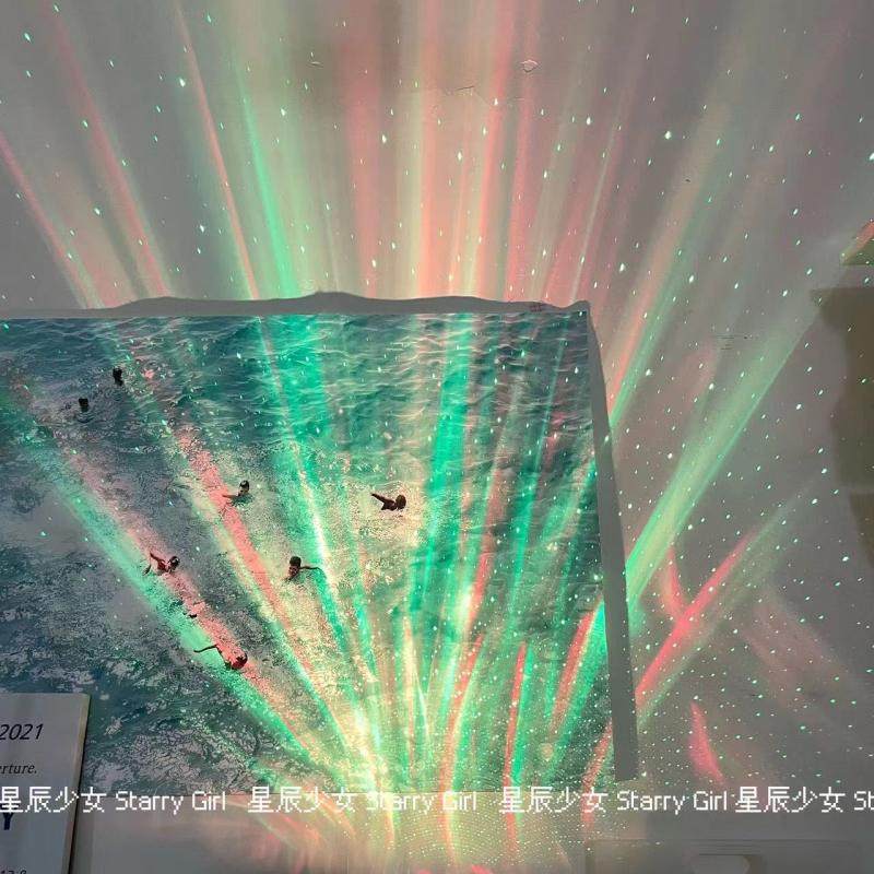 ins蓝牙星空氛围灯卧室彩虹投影