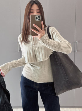 小红书博主angkm推荐韩国代购MIXXO新款针织两件套 吊带+开衫