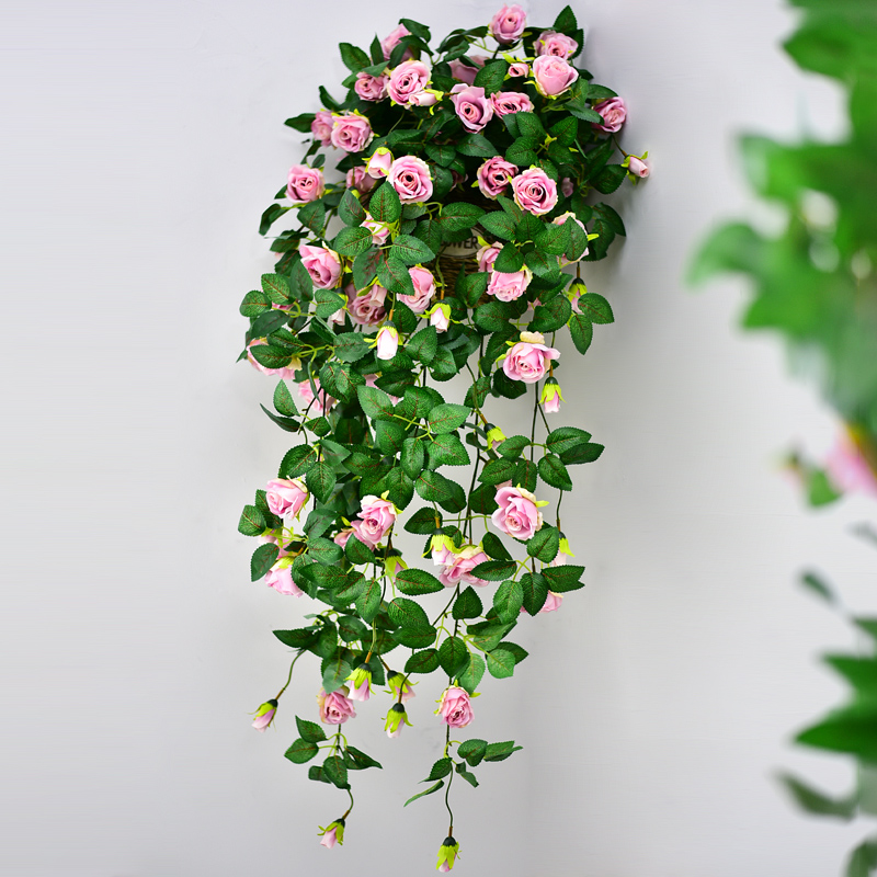 真不错我以为是真的玫瑰挂墙花