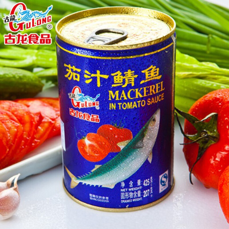 古龙茄汁425g罐头沙丁鱼即食