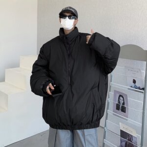 V1448-P88 服冬季面包服情侣袄外套高街美式纯色衣潮牌ins图片