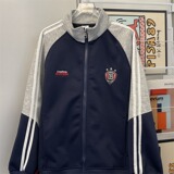 HYY187-P58春季新款撞色刺绣立领开衫卫衣潮牌宽松休闲外套潮流，男装卫衣，星座1608