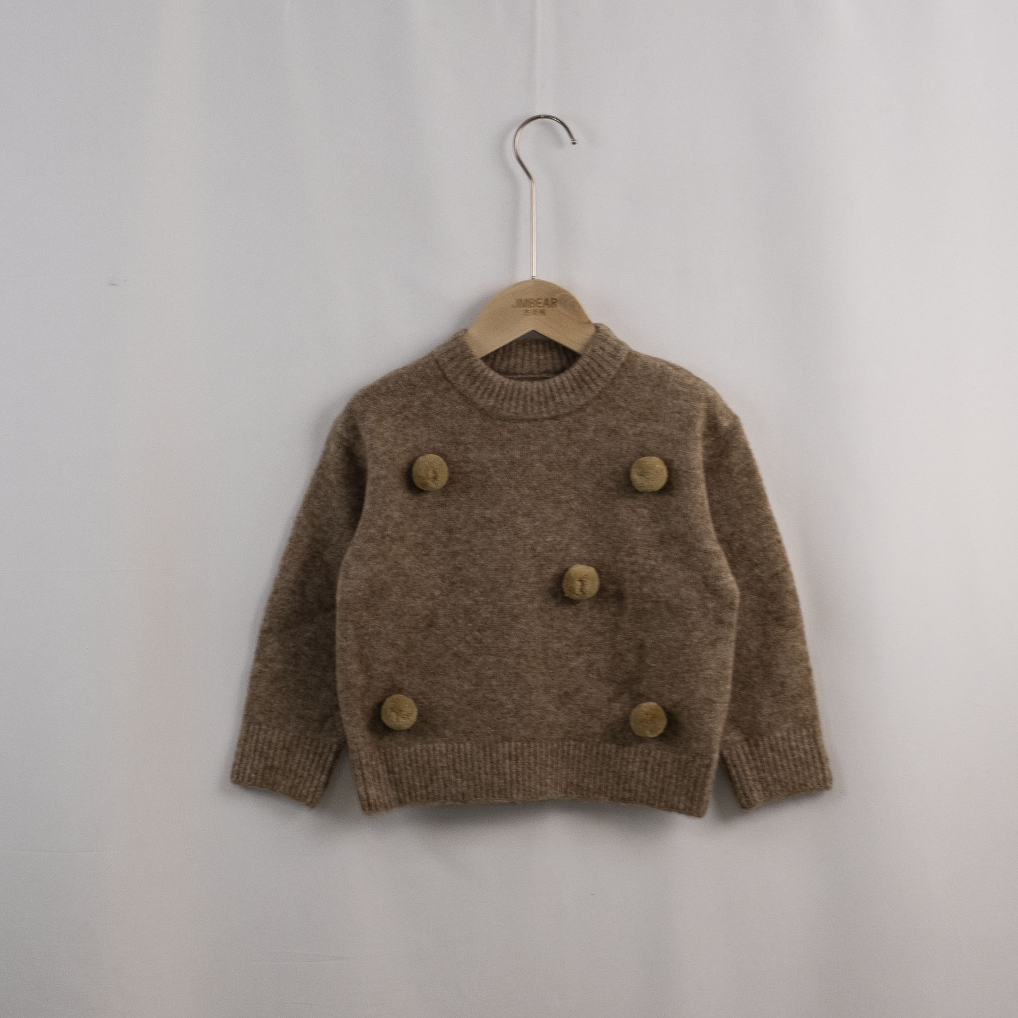 杰米熊童趣元气风可爱保暖针织衫