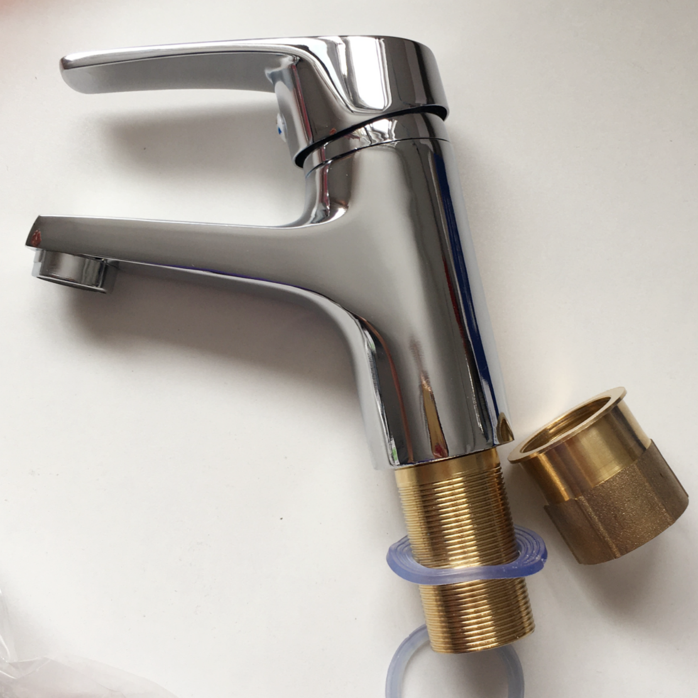 久洁明佳单孔脸盆冷热水龙头