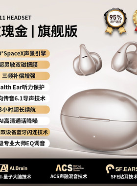 SONT【2025新品】适配索尼蓝牙耳机气骨传导高音质无线久戴不痛