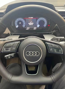 21款奥迪A4L方向盘套A1A3A5A7LA8Q5LQ3Q7A6LTTS3S5专用手缝B9把套