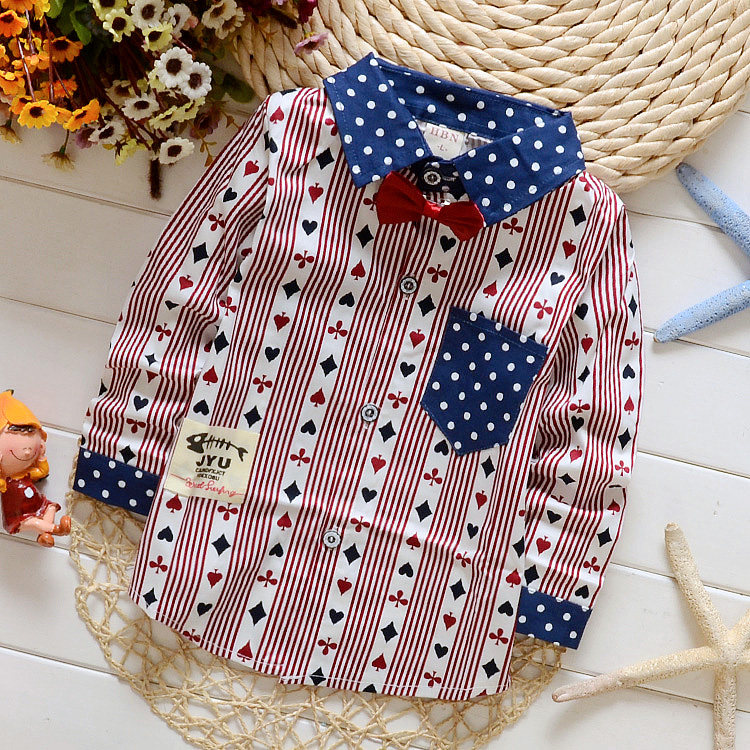 Chemise garcon à manche longue - Ref 2078221 Image 1