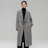 CHIIYEAR池也 M家双面羊绒羊毛大衣女中长款 25秋冬新毛呢外套显瘦