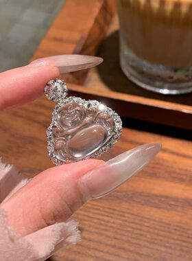 冰佛！天然水沫玉项链超冰！