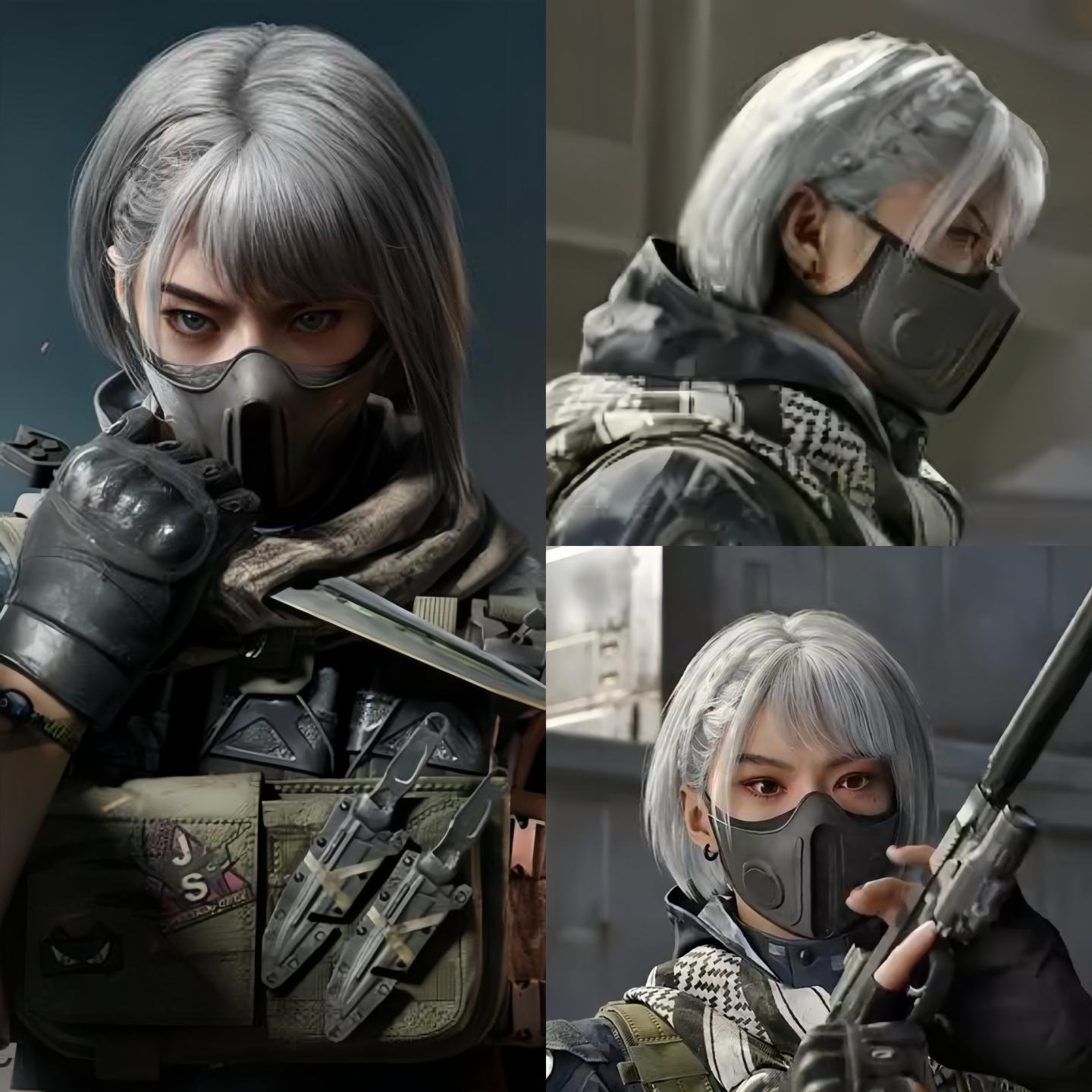 三角洲行动骇爪麦晓雯假发