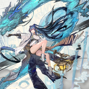 帝王动漫 明日方舟 令 cos假发定制 cosplay角色扮演造型 成品