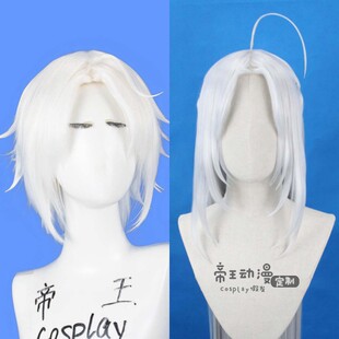 定做Cosplay假发套杨戬二郎神COS三眼哮天录女装婚礼长发翻翘定制