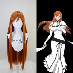 帝王动漫 井上织姬 境·界 死神 cos假发定制 cosplay造型 成品