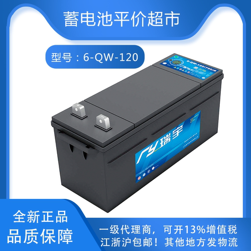全新瑞宇原装6-qw-120蓄电池
