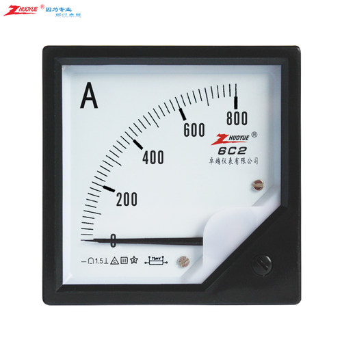 指针励磁机械直流电流仪表6C2 0-800A/75mV/20MA/4-20MA/10V