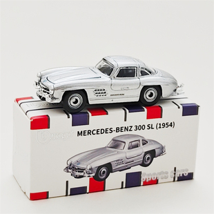 【正版授权】比美高1:64合金车模 奔驰300SL 老爷车仿真汽车模型