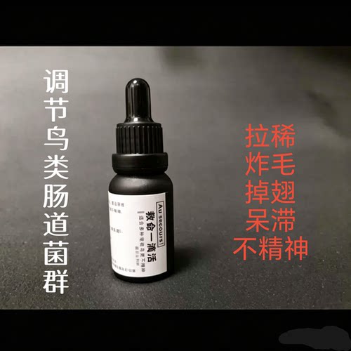 救命一滴活 调节鸟类肠道菌群 应对不精神