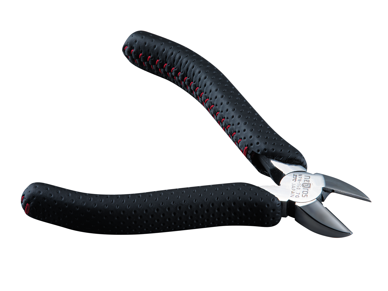 新款日本Nepros高端原装进口皮革手柄斜口钳斜嘴钳150MM