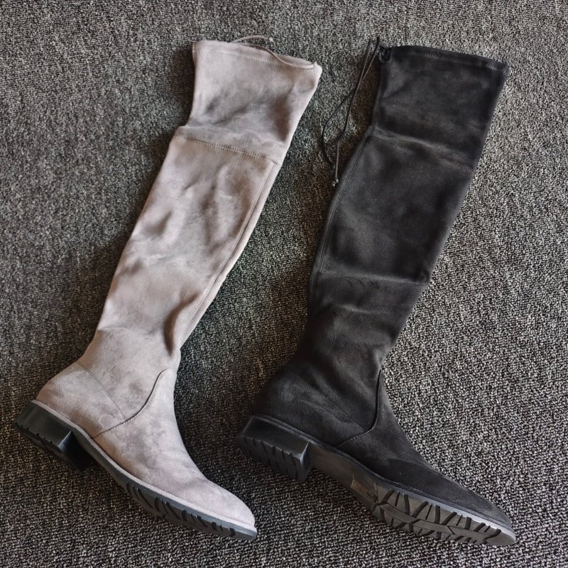 专柜正品撤柜断码处理真皮女靴过膝平底弹力显瘦高筒长靴舒适纯色,女鞋,时装靴,淘宝优惠券,粉丝福利购,淘宝优惠卷
