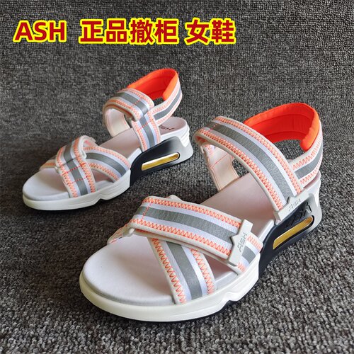 品牌撤柜女鞋魔术贴休闲沙滩凉鞋