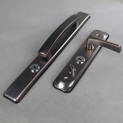 华微铜不锈钢不掉色防盗门拉手