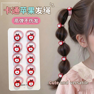 婴儿扎头发皮筋儿童发圈小号女童头绳发饰宝宝扎小啾啾不伤发发绳