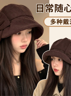 摩亚杰卡旗舰店灯芯绒渔夫帽