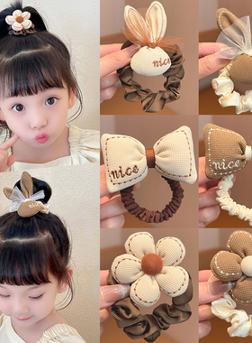 儿童发绳女可爱蝴蝶结发圈小女孩扎头发皮筋女童头花头绳马尾发饰