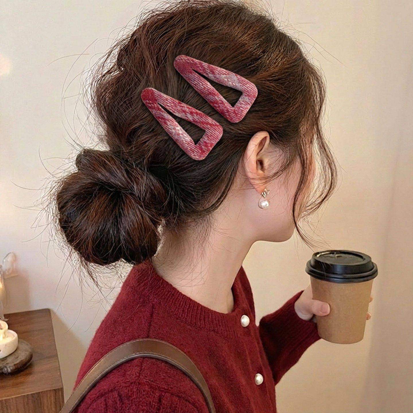 新年红色发夹2026新款侧边刘海夹女孩过年春节喜庆氛围感头饰发饰,童装/婴儿装/亲子装,假发,淘宝优惠券,粉丝福利购,淘宝优惠卷