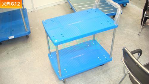 【假一罚十】日本原装静音手推车PLA150Y-T2平板车 小推车 工具车