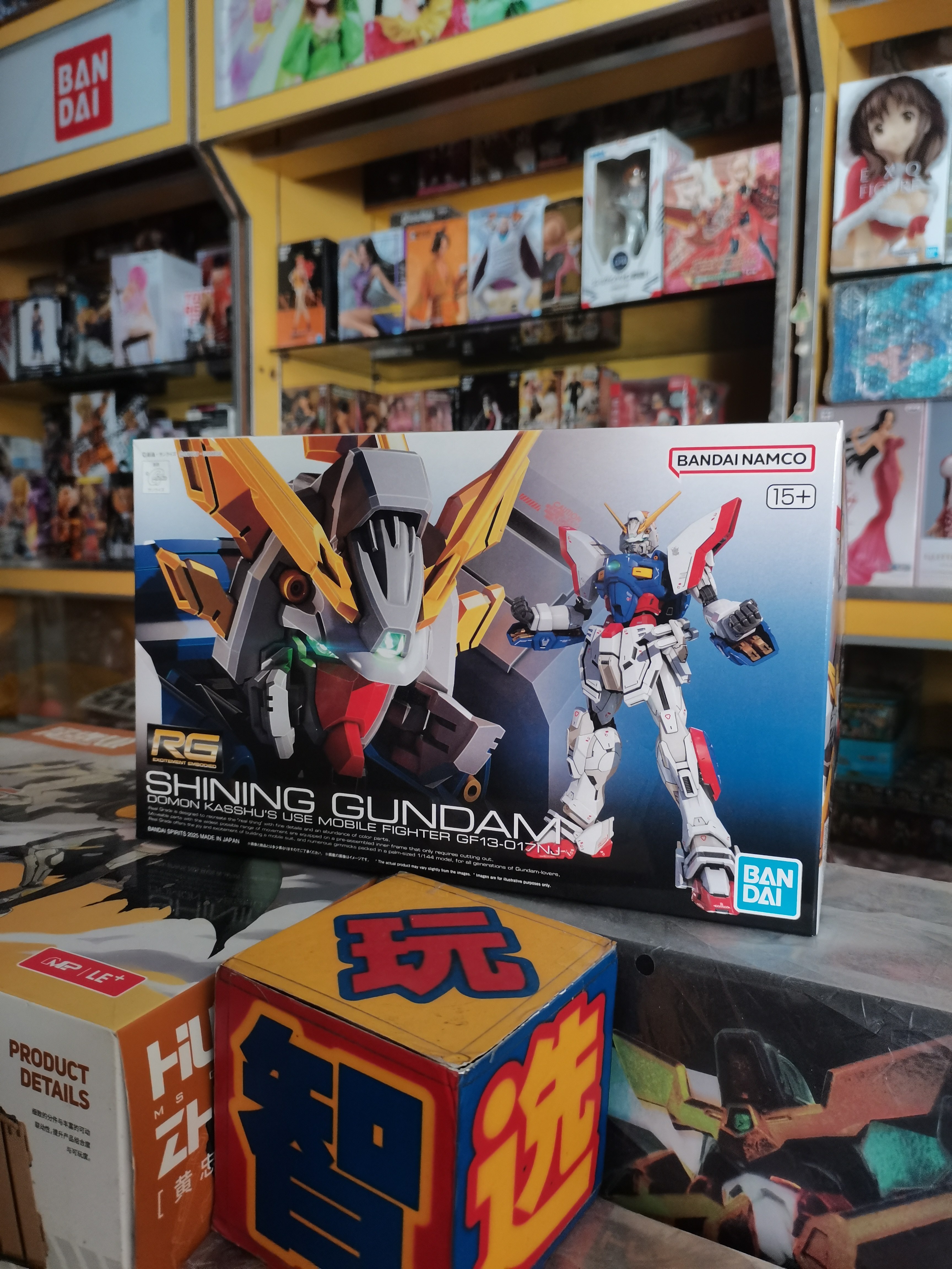 万代 RG 1/144 闪光高达 G武斗传 多蒙卡修 拼装模型图片