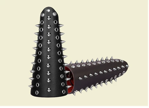 Металлические напульсники, браслет, в стиле панк, из натуральной кожи