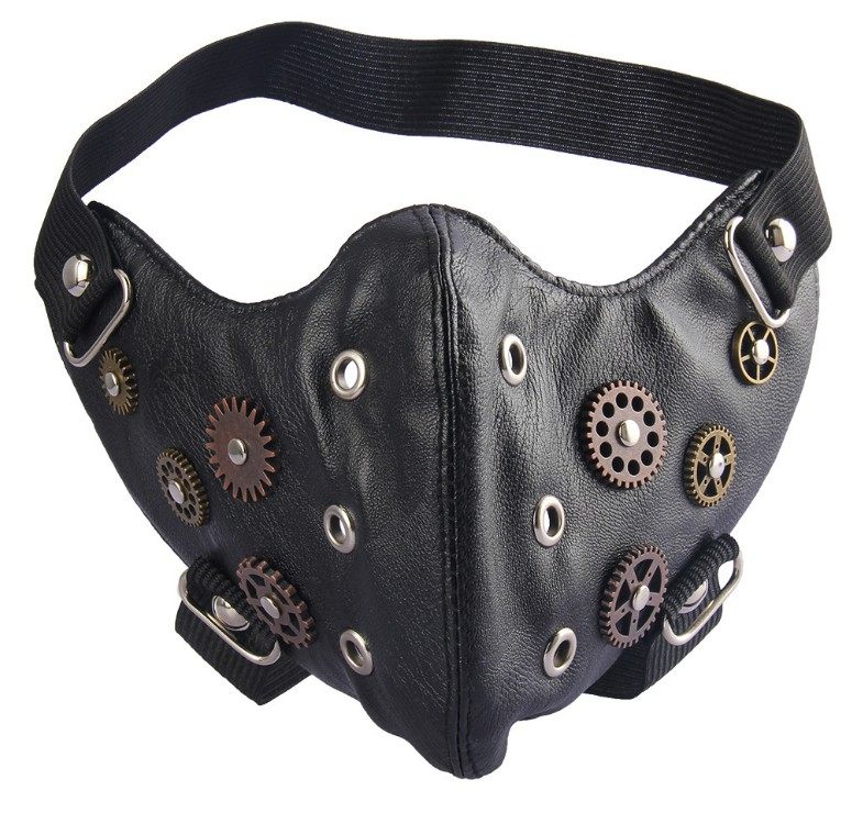 骷髅动漫蒸汽朋克冬保暖夹棉