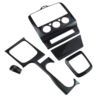 06-14款经典老福克斯改装中控大屏贴安卓9寸导航框显示屏碳纤帖片