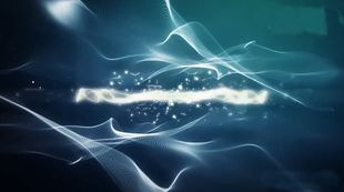 大气未来科技风粒子光线体育活动赛事LOGO文字标题展示片头ae模板