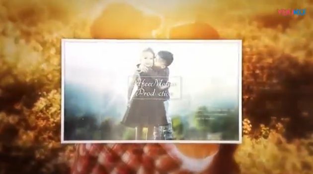 独特创意家庭儿童婚礼聚会的画中画照片逐一重叠放大展示AE模板